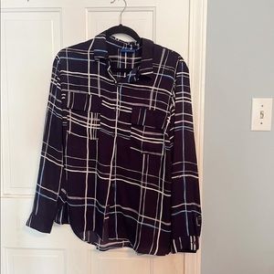 Plaid Womens Blouse